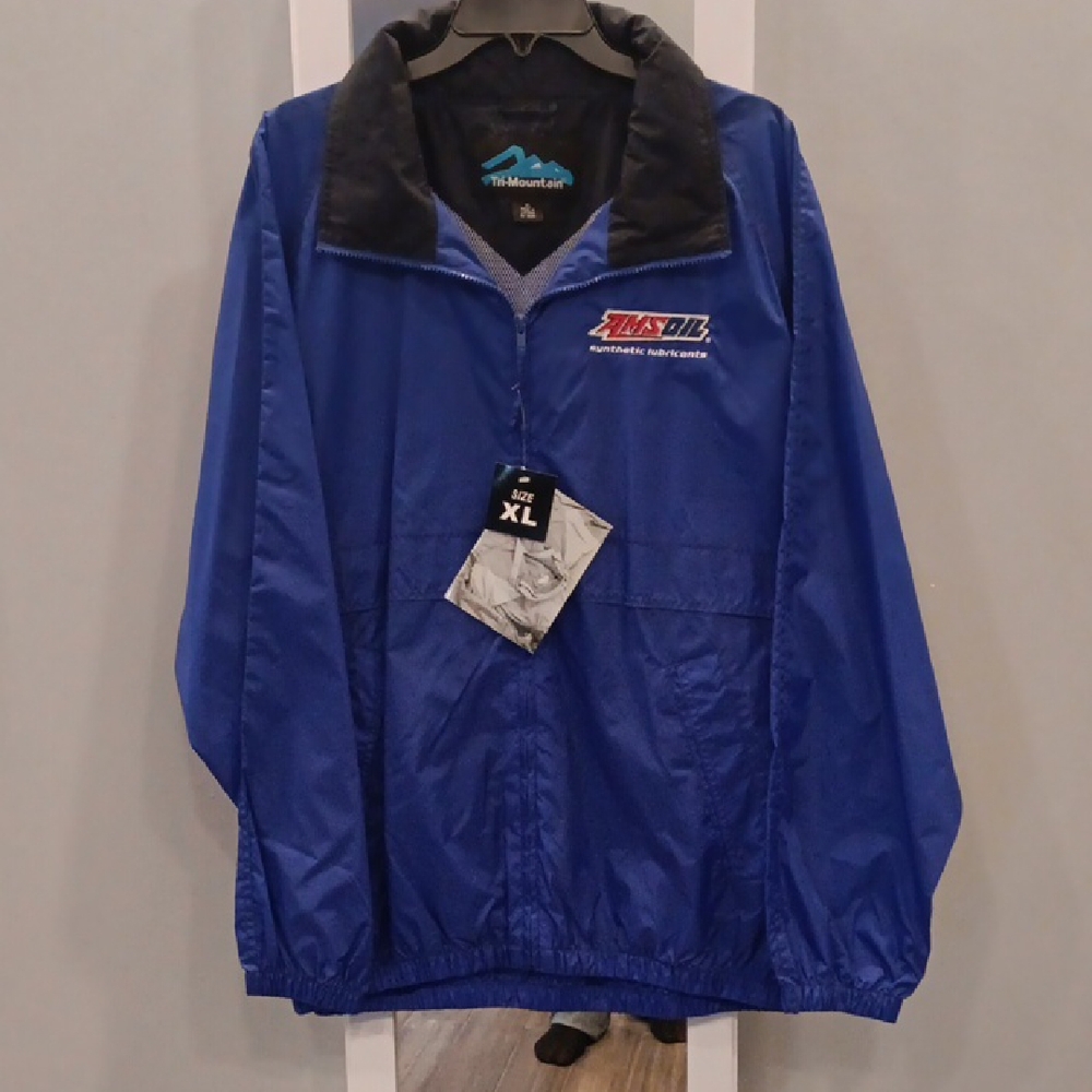 Amsoil Blue Windbreaker Jacket
